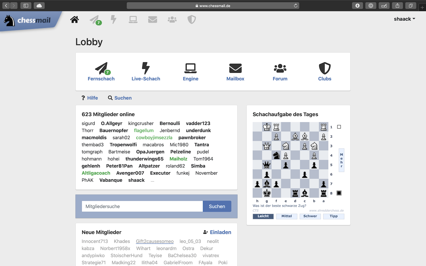 Chess-Results Server  - Kolumne